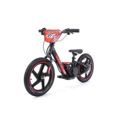 Elektromos futóbicikli RIRIBIKE RTX6 24V (16"), piros, Lítium akkumulátor, 250 W motor, Tárcsafék, Állítható puha PU ülés