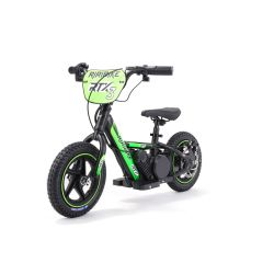 Elektromos Futóbicikli RIRIBIKE RTX3 24V (12"), zöld, Lítium akkumulátor, 100 W motor, Tárcsafék, Állítható puha PU ülés